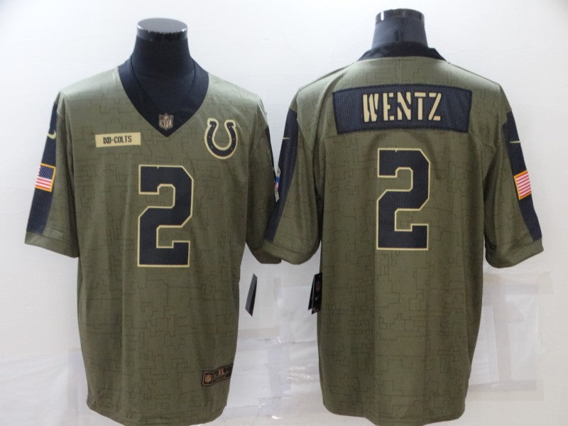 Adult Indianapolis Colts Carson Wentz NO.2 Football Jerseys