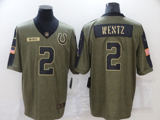 Adult Indianapolis Colts Carson Wentz NO.2 Football Jerseys