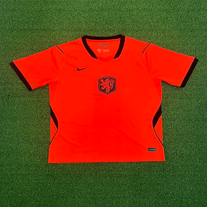 Netherlands  2026 Men's world cup home soccer Jersey custom name and number