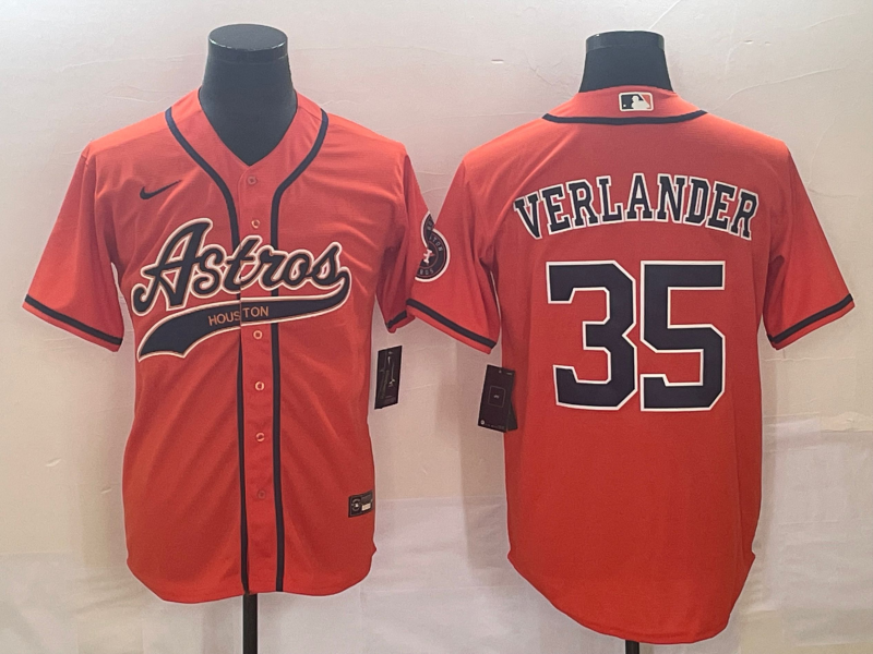 Men/Women/Youth Houston Astros Justin Verlander #35 baseball Jerseys