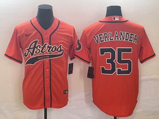 Men/Women/Youth Houston Astros Justin Verlander #35 baseball Jerseys