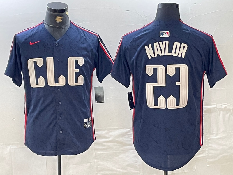 Men/Women/Youth Cleveland Indians Bo Naylor #23 baseball Jerseys
