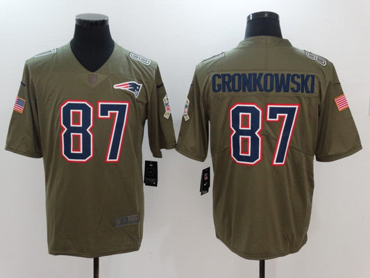 Adult New England Patriots Rob Gronkowski NO.87 Football Jerseys
