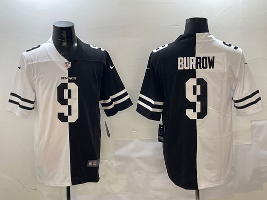 Cincinnati Bengals Joe Burrow NO.9 Salute To Service Football Jerseys