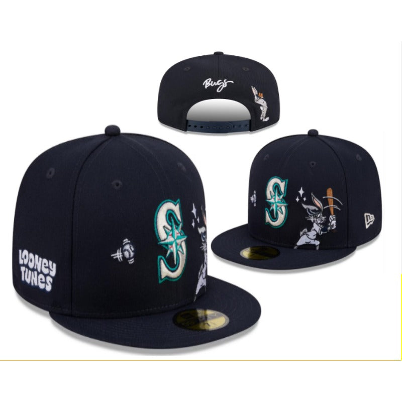 Seattle Retro Navy & Teal Baseball Cap | Vintage Pacific Northwest Game Day Hat