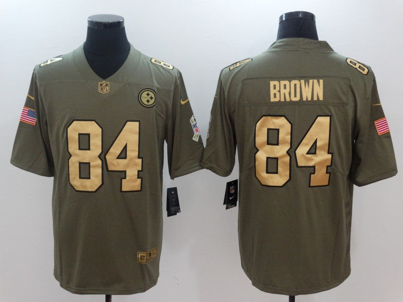 Adult Pittsburgh Steelers Antonio Brown NO.84 Football Jerseys