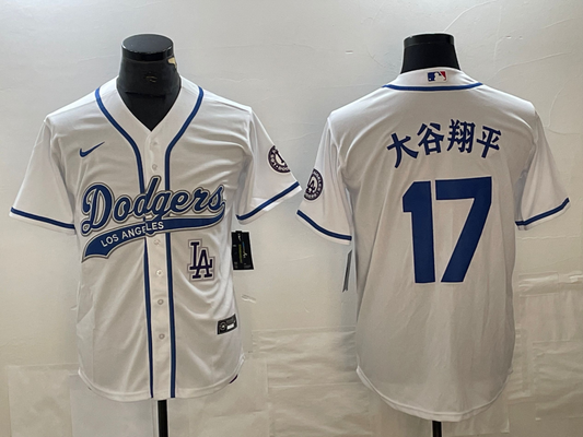 Men/Women/Youth   Los Angeles Dodgers Ohtani Shohei NO.17 baseball Jerseys