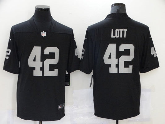 Adult ‎Oakland Raiders Ronnie Lott NO.42 Football Jerseys