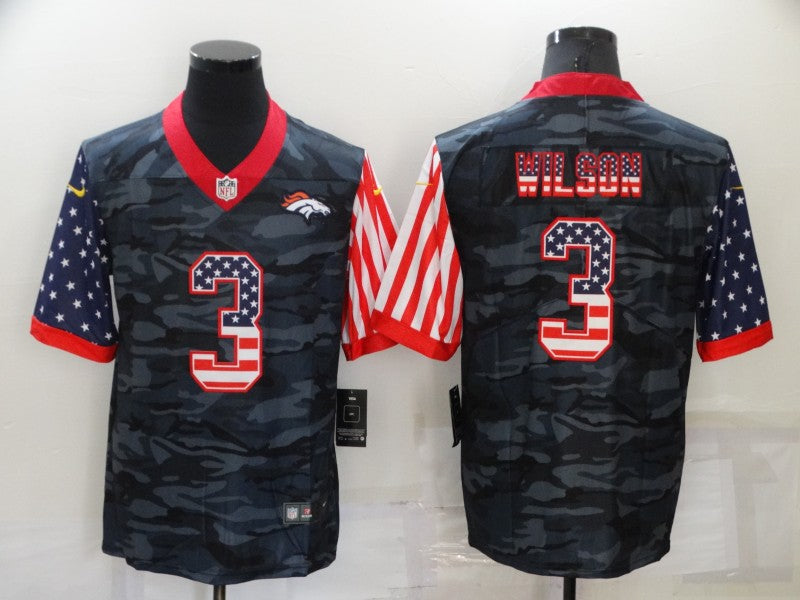 Adult Denver Broncos Russell Wilson NO.3 Football Jerseys