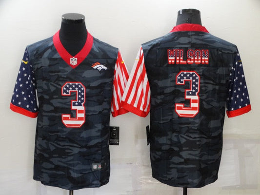 Adult Denver Broncos Russell Wilson NO.3 Football Jerseys