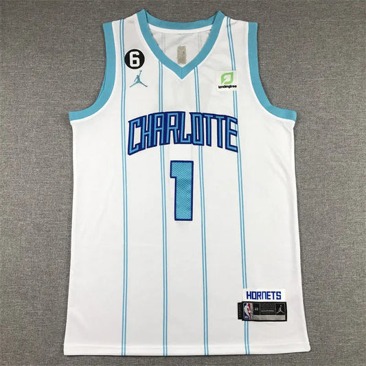 Charlotte Hornets LiAngelo Ball NO.1 Basketball Jersey