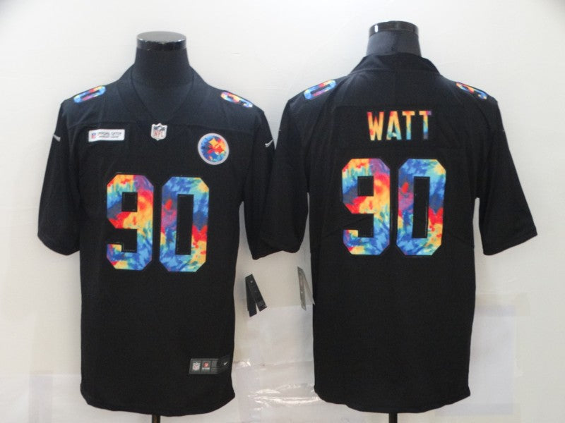 Adult Pittsburgh Steelers T. J. Watt NO.90 Football Jerseys