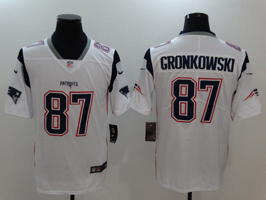 Adult New England Patriots Rob Gronkowski NO.87 Football Jerseys