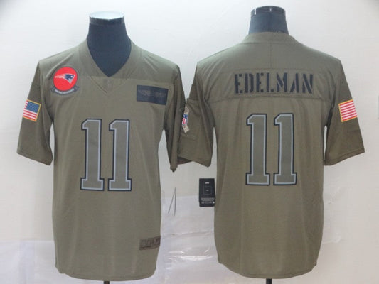 Adult New England Patriots Julian Edelman NO.11 Football Jerseys