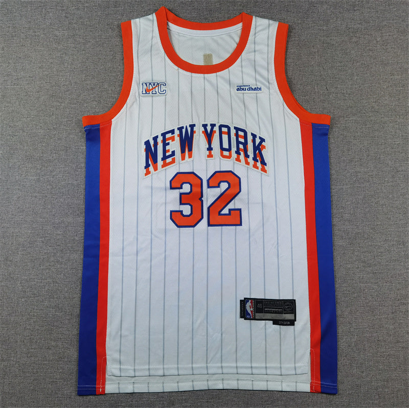 2024 New York Knicks Karl-Anthony Towns swingman jerseys S-2XL city edition