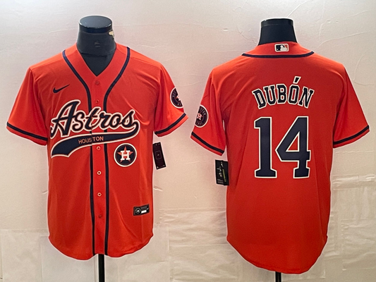 Men/Women/Youth Houston Astros Mauricio Dubon #14 baseball Jerseys