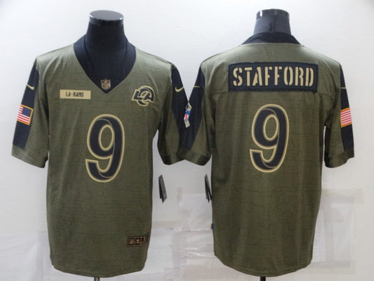 Adult Los Angeles Rams Matthew Stafford NO.9 Football Jerseys