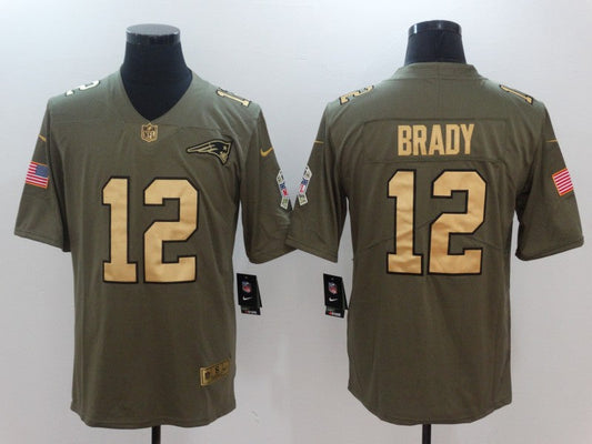 Adult New England Patriots Tom Brady NO.12 Football Jerseys