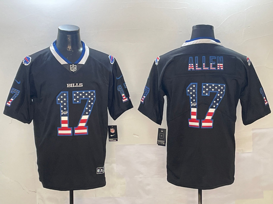 2025 Men's #17 Josh Allen Bills Rivalry Series Stitched Jersey