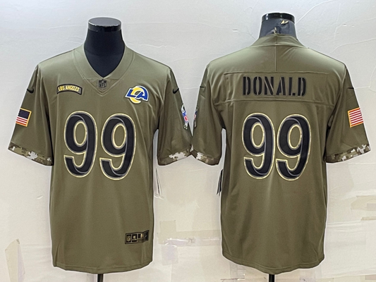Adult Los Angeles Rams Arron Donald NO.99 Football Jerseys