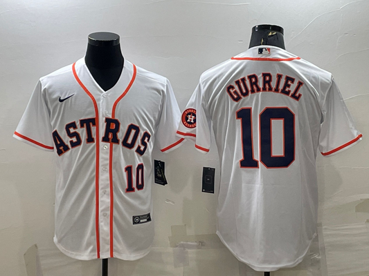 Men/Women/Youth Houston Astros Yuli Gurriel #10 baseball Jerseys