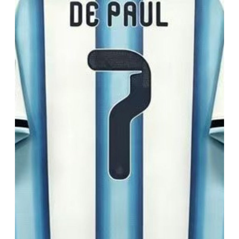 Argentina National Team Home Blue & White world cup soccer Jersey all players and numbers