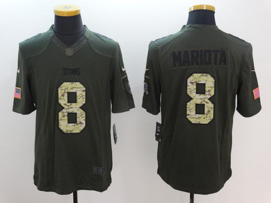 Adult Tennessee Titans Marcus Mariota NO.8 Football Jerseys