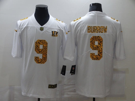 Cincinnati Bengals Joe Burrow NO.9 Salute To Service Football Jerseys