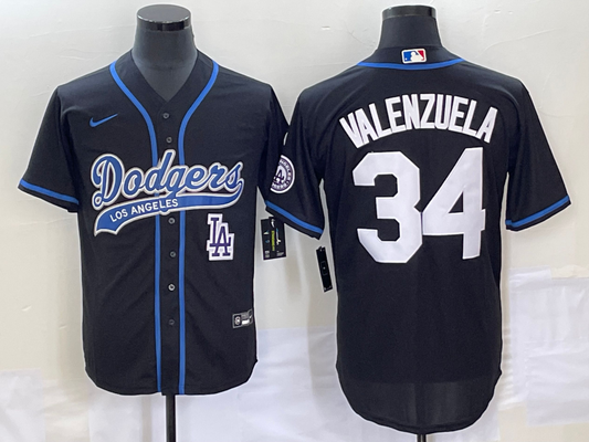 Men/Women/Youth Los Angeles Dodgers Fernando Valenzuela #34 baseball Jerseys