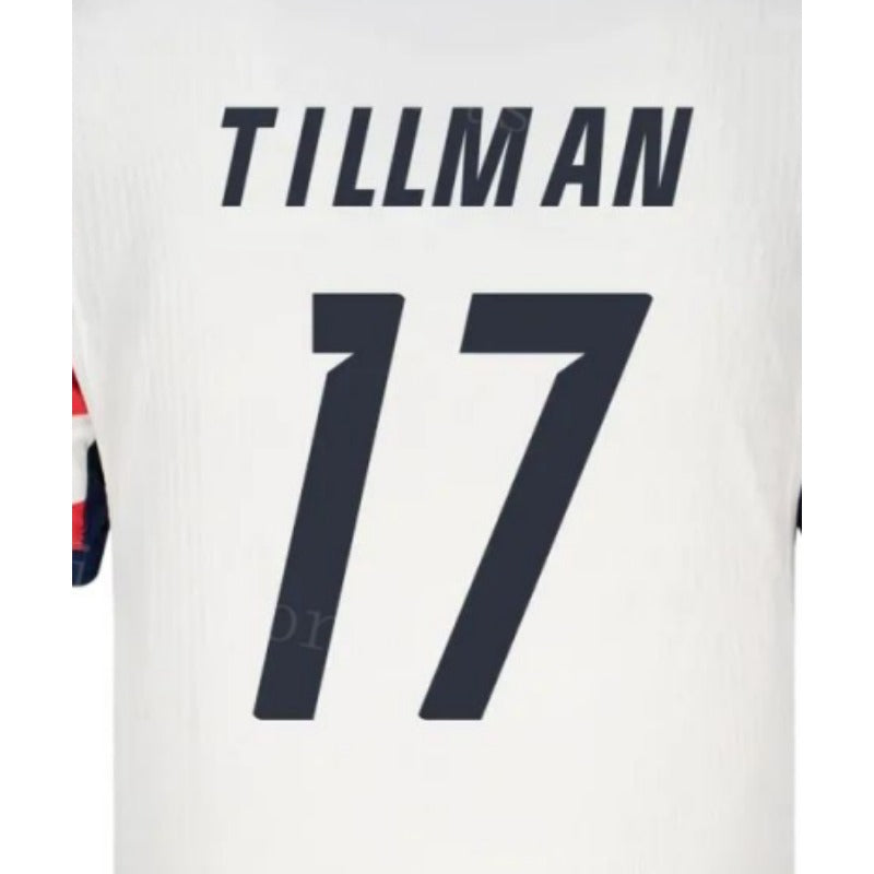 USA National Soccer Short Sleeve Jersey, Unisex Match Day Stripe, Custom Name Number Sport Tee world cup