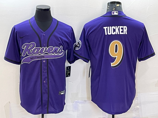 Adult  Baltimore Ravens Justin Tucker NO.9 Football Jerseys