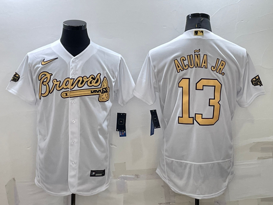 Men/Women/Youth Atlanta Braves Ronald Acuña Jr. #13 baseball Jerseys