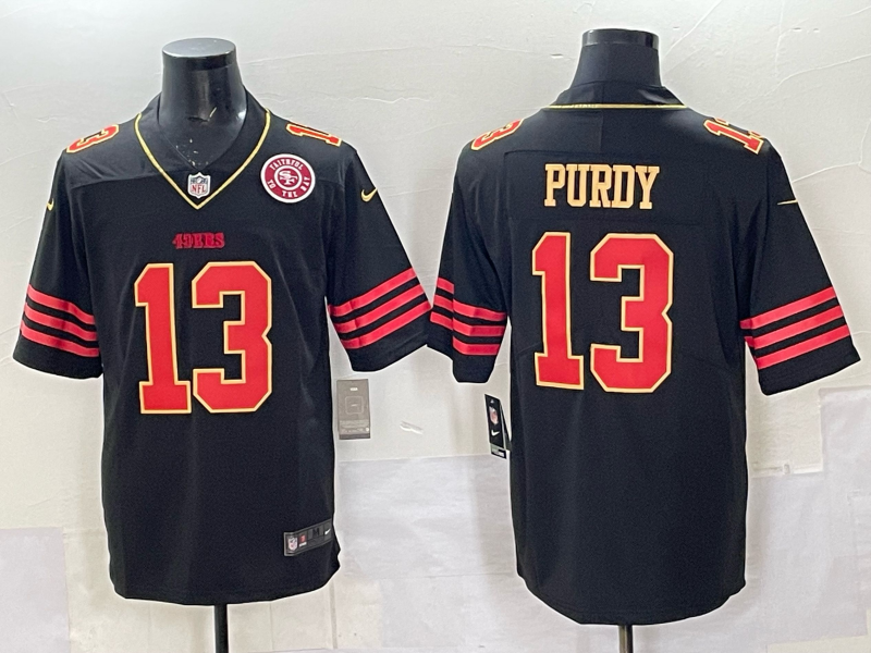Newest arrival 2025 Adult San Francisco 49ers Brock Purdy No.13 Football Jerseys