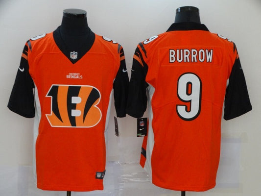 Cincinnati Bengals Joe Burrow NO.9 Salute To Service Football Jerseys
