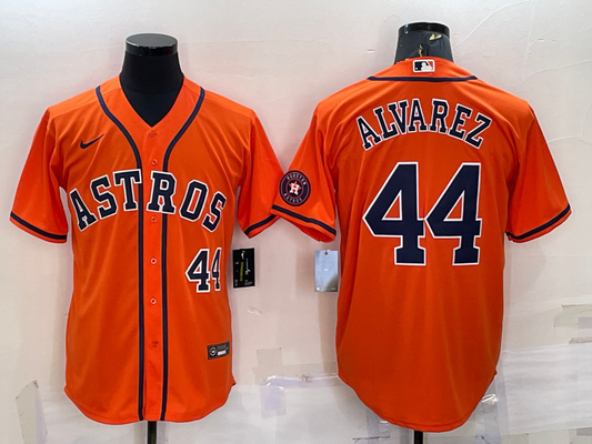 Men/Women/Youth Houston Astros Yordan Álvarez #44 baseball Jerseys