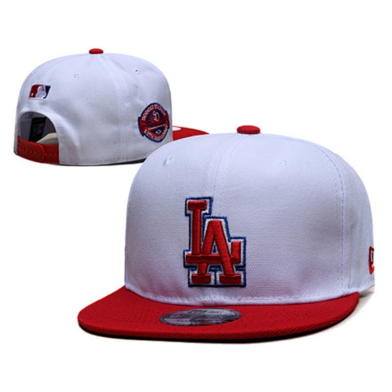 Vintage LA Stitched Baseball Cap - Premium 3D Embroidered Retro Snapback & Fitted (38 Styles)