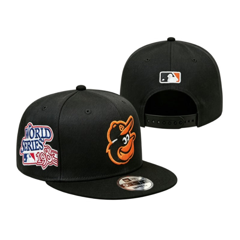 BALTIMORE City Bird O Logo Flat Brim Snapback Hats Unisex Adjustable Street Sports Caps