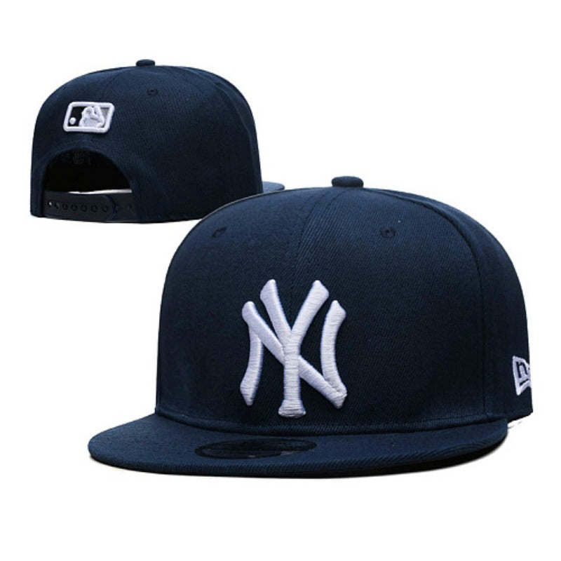 NYC City Baseball NY Symbol Flat Brim & Dad Caps, Unisex Adjustable Local Game Day Headwear Multi-Color Washed Solid Two-Tone Mesh Styles