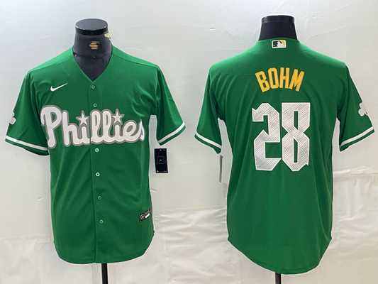 Men/Women/Youth Philadelphia Phillies Alec Bohm #28 baseball Jerseys