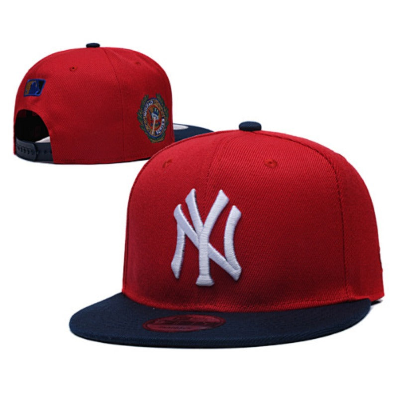 NYC City Baseball NY Symbol Flat Brim & Dad Caps, Unisex Adjustable Local Game Day Headwear Multi-Color Washed Solid Two-Tone Mesh Styles