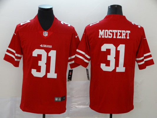 Adult San Francisco 49ers Raheem Mostert NO.31 Football Jerseys