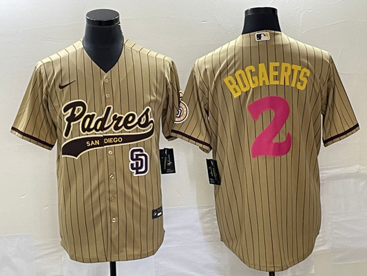 Men/Women/Youth San Diego Padres Xander Bogaerts  #2 baseball Jerseys