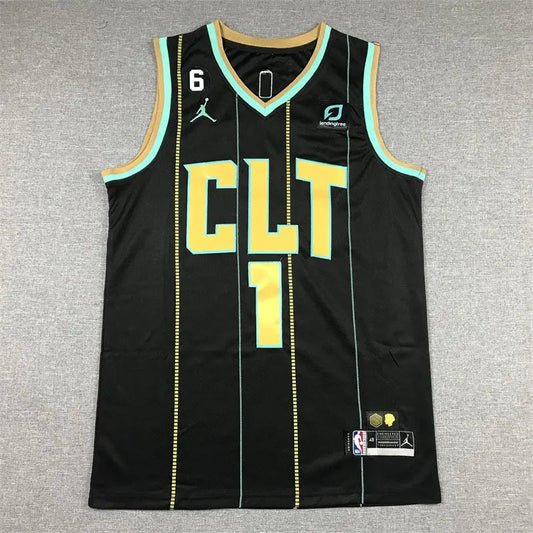 Charlotte Hornets LiAngelo Ball NO.1 Basketball Jersey