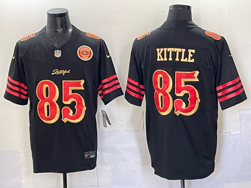 Newest arrival 2025 Adult San Francisco 49ers George Kittle No.85 Football Jerseys