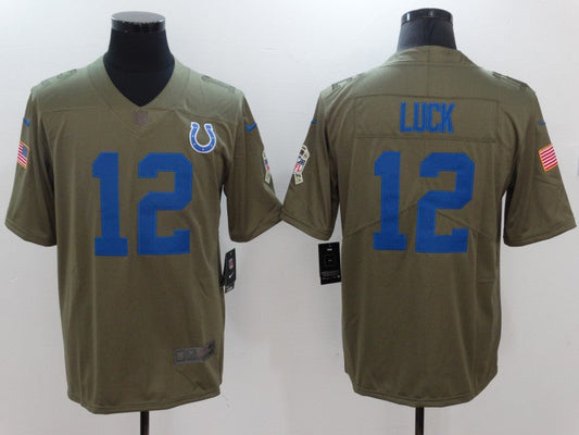 Adult Indianapolis Colts Andrew Luck NO.12 Football Jerseys