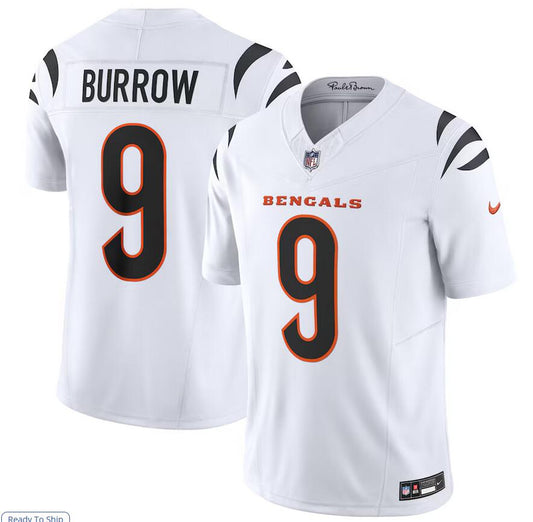 Women's Cincinnati Bengals Joe Burrow NO.9 Football Jerseys