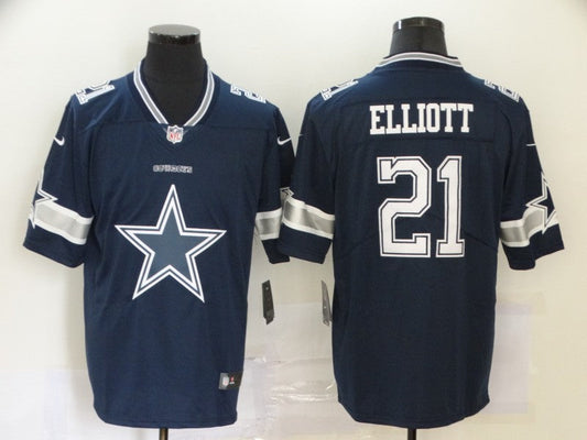 Adult ‎Dallas Cowboys Ezekiel Elliott NO.21 Football Jerseys