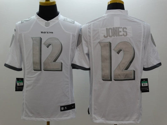 Adult  Baltimore Ravens Travis Jones NO.12 Football Jerseys