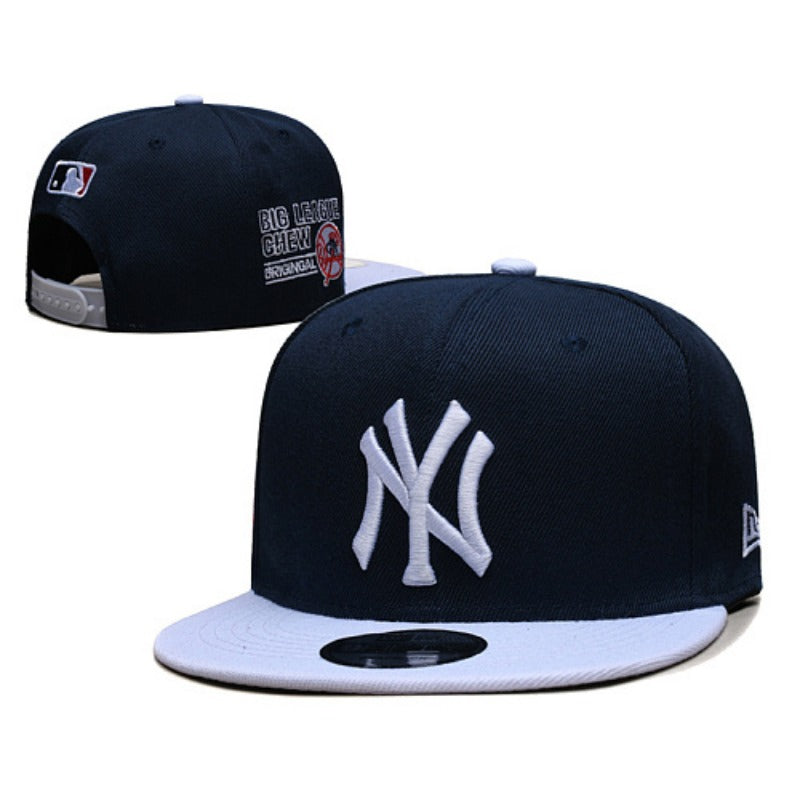 NYC City Baseball NY Symbol Flat Brim & Dad Caps, Unisex Adjustable Local Game Day Headwear Multi-Color Washed Solid Two-Tone Mesh Styles