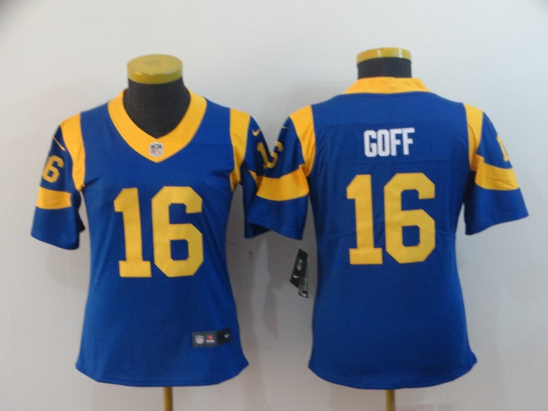 Women's Los Angeles Rams Jared Goff NO.16 Football Jerseys